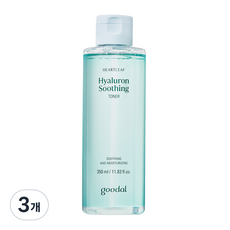 구달 어성초 히알루론 수딩 토너, 350ml, 3개