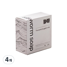 DU 쫀쫀한 폼클렌징 누에비누, 4개