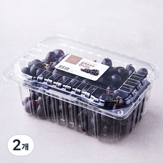 만나다 페루산 블랙포도, 2개, 1.8kg