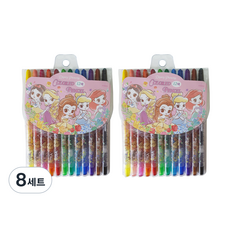 迪士尼女童用公主彩色鉛筆, 12色, 8套