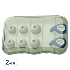 Luneon 多用途防噪音睡眠耳塞 藍色 + 收納盒組, 2套