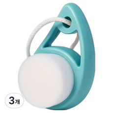 DeepTalk 便攜式掛繩細毛迷你潔面刷 DT0903, 3個, 綠色