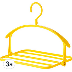 제이미마켓 접이식 바지걸이, 3 옐로우