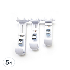 윈도우드레스 25mm커튼봉용 길이조절브라켓 5cm, 화이트, 5개 화이트, 5개
