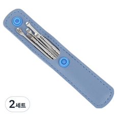 바움미루 고급 귀이개 6종 세트 블루 S, 2세트