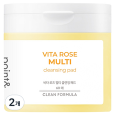 point&. 維他玫瑰多效潔膚棉片, 2個, 60枚入