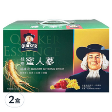 QUAKER 桂格 蜜人蔘滋補液禮盒, 1.14L, 2盒