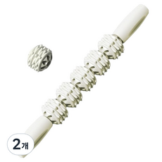 Potenkit 輕便按摩滾輪 5輪 39 x 5 cm, 白色, 2個