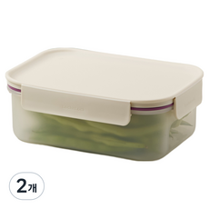 LocknLock 樂扣樂扣 Fresh Protect 象牙白密封保鮮盒, 2個, 910ml