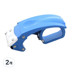 블랙스완 와이드 테이프 커터, 블루, 2개