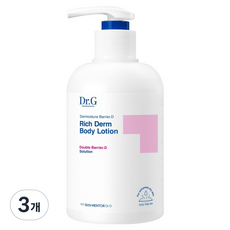 닥터지 더모이스처 배리어 D 리치덤 바디로션, 400ml, 3개