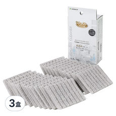 SANKO 廚房水槽餐具清潔布抗菌加工 BA-55 6×8mm 灰色, 20片, 3盒