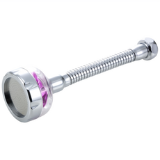 紫金風扇龍頭防濺水增壓起泡延長器 定型管長款, 1個