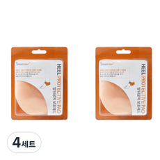 shoeticker 腳後跟保護墊 左腳 + 右腳組, 4套