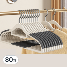 旋轉式防滑防肩角衣架, 灰色, 80個