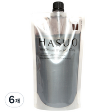 하수오 헤어용 왁싱큐어 500g, 다크브라운, 6개