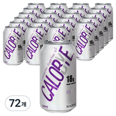 칼로바이 무설탕 프로틴 스파클링 포도맛, 340ml, 72개
