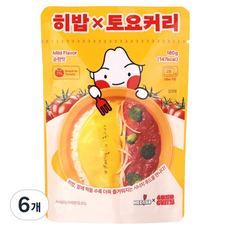 히밥바비 토요커리 순한맛, 180g, 6개