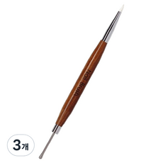 Funny Nail 兩用刮刀魔法工具 KN-B3091, 3個, 木質