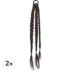 알로데 트리플 트위스트 브래이드 부분가발 45cm, TYPE 04, 2개