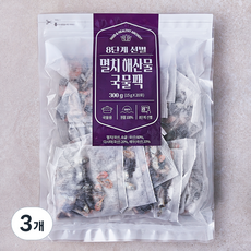 이어수산 8단계 선별 멸치 해산물 국물팩, 15g, 20개입, 3개