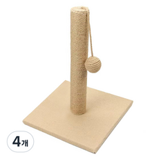 둥둥펫 고양이 폴 기둥형 사이잘 수직 스크래쳐, 4개