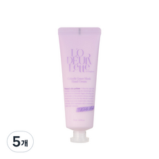 L'O DEUR Lette Colorfit Grace 白麝香護手霜, 5個, 50ml