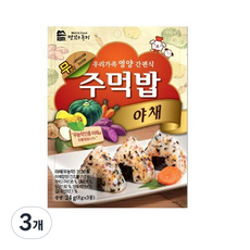 맛있는풍경 주먹밥 야채, 24g, 3개