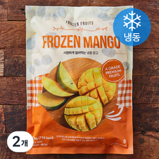 글로벌냉동식품 베트남산 망고 (냉동), 2개, 1kg