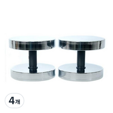 태웅 2중 크롬 도금 아령, 3kg, 4개