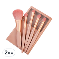 디에스 휴대용 멀티 브러쉬 5종 세트, 레드, 2개