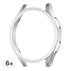 이츠라이프 스타일링 베젤링 스마트워치 케이스, 실버, 6개