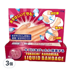 福地製藥 液體絆創膏, 3個, 1入