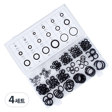고무 오링 18종 + 공구함 세트, 4세트