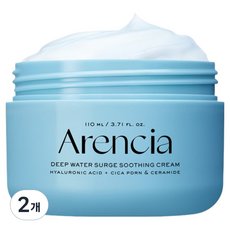 아렌시아 딥 워터 써지 수딩크림, 110ml, 2개