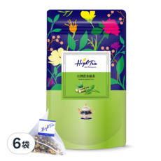 High Tea 伂橙 台灣蔗香綠茶 Set 12包, 3g, 6包
