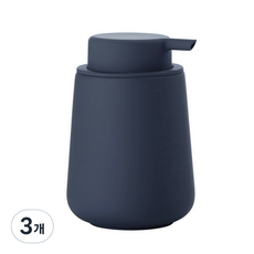 MONACO OLIVE 飯店式陶瓷洗劑按壓瓶, 海軍藍, 3個