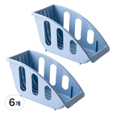 블럭마트 주방 접시꽂이, 6개, 블루