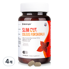 엔젯오리진 슬림 컷 콜레우스 포스콜리 30g, 4개, 30정