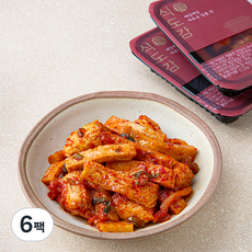 바다원 식도감 매콤어묵볶음, 130g, 6팩