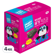 푸디버디 부드러운 유기 키즈김 1.5g x 10개입, 유기원초, 4세트