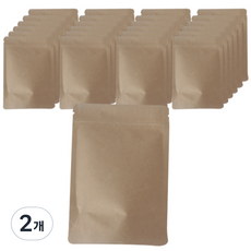 茶野餐牛皮紙零食包裝拉鍊袋小, 小(S), 25入, 2個