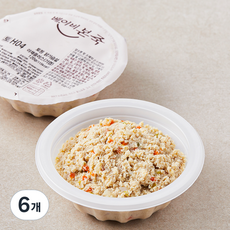 베이비본죽 토핑 닭가슴살 야채플러스 가염, 120g, 6개