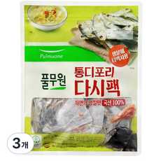 풀무원 통디포리 다시팩 20p, 360g, 3개