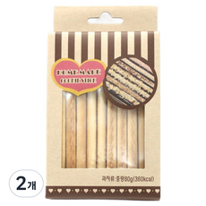 이홈베이킹 막대과자스틱 11cm 29p, 80g, 2개