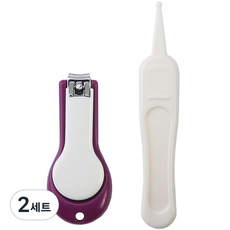 Baby Bear 嬰兒指甲鉗 + 嬰兒鑷子, 混色, 2組