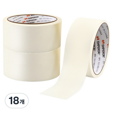 엠파이어 종이 마스킹 테이프 48mm x 20m, 화이트, 18개