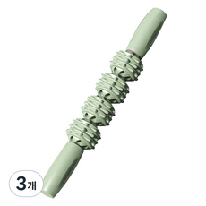 Gomingoming 小腿肌肉按摩棒 四輪滾輪按摩棒, 3個