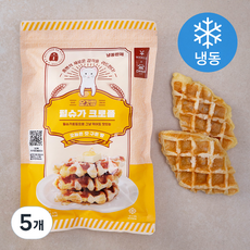 신라명과 오갓빵 펄슈가 크로플 (냉동), 180g, 1개입, 5개