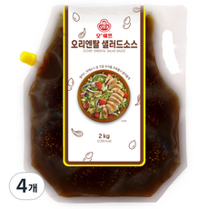 오뚜기 업소용 오리엔탈 샐러드 소스, 2kg, 4개